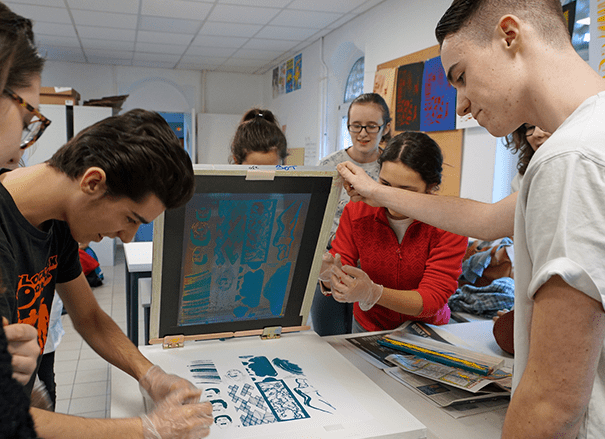 Etudiants art